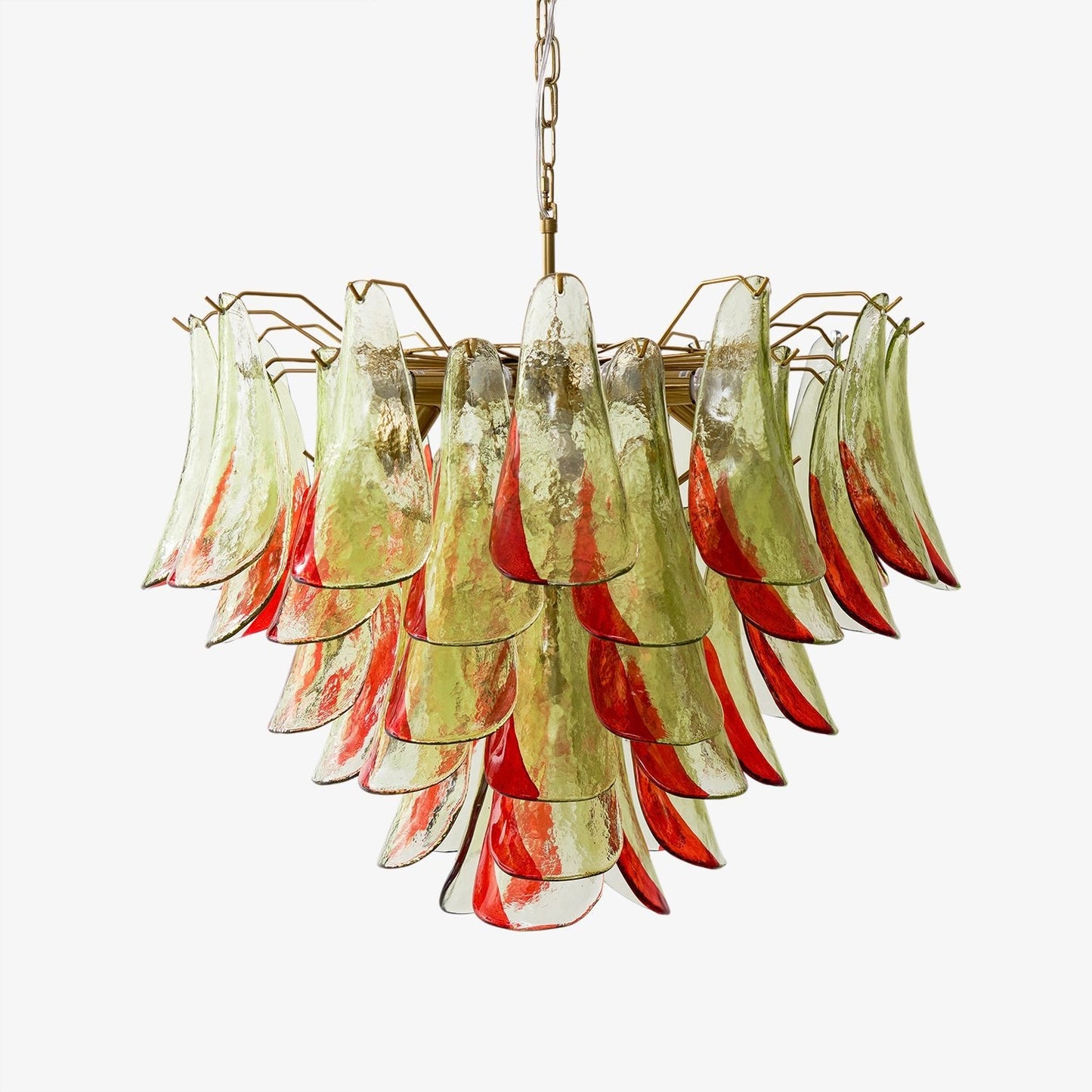 Emerald Flame Murano Glass Chandelier - YIOSI