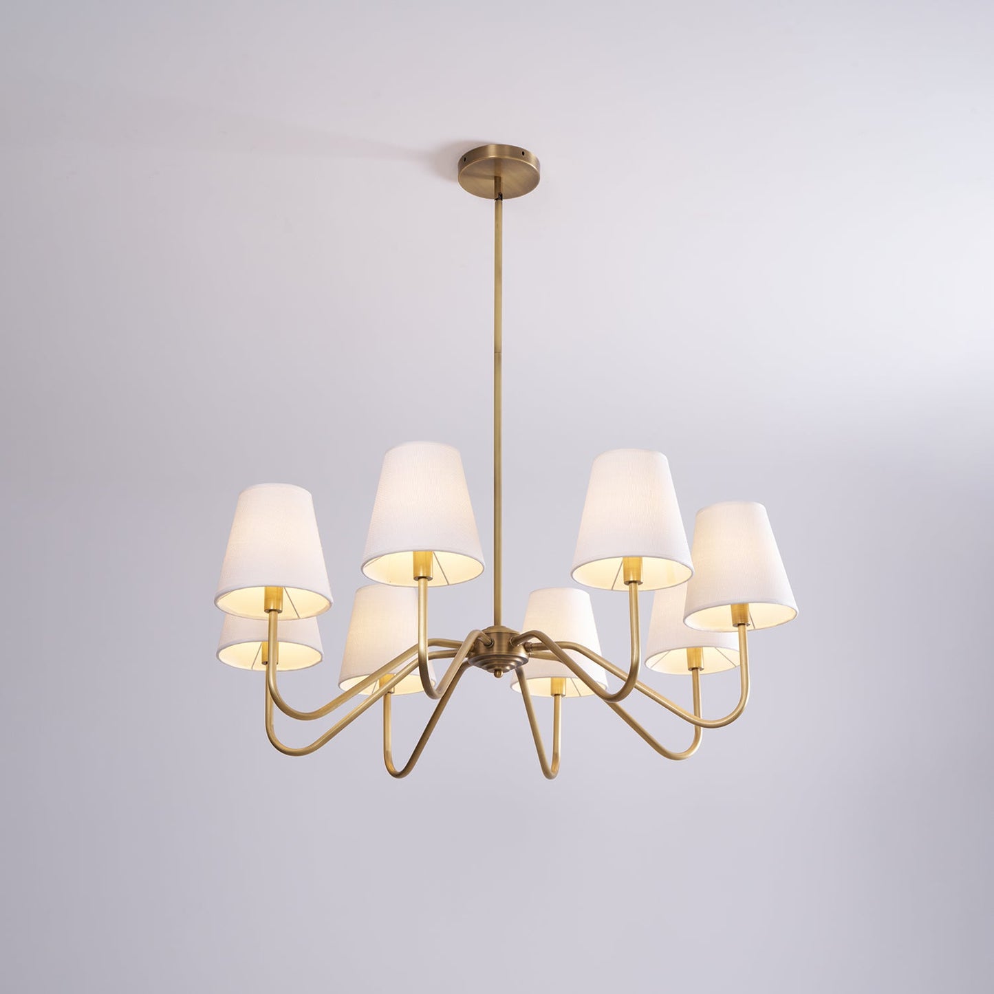 Opaluxe Brass Chandelier - YIOSI