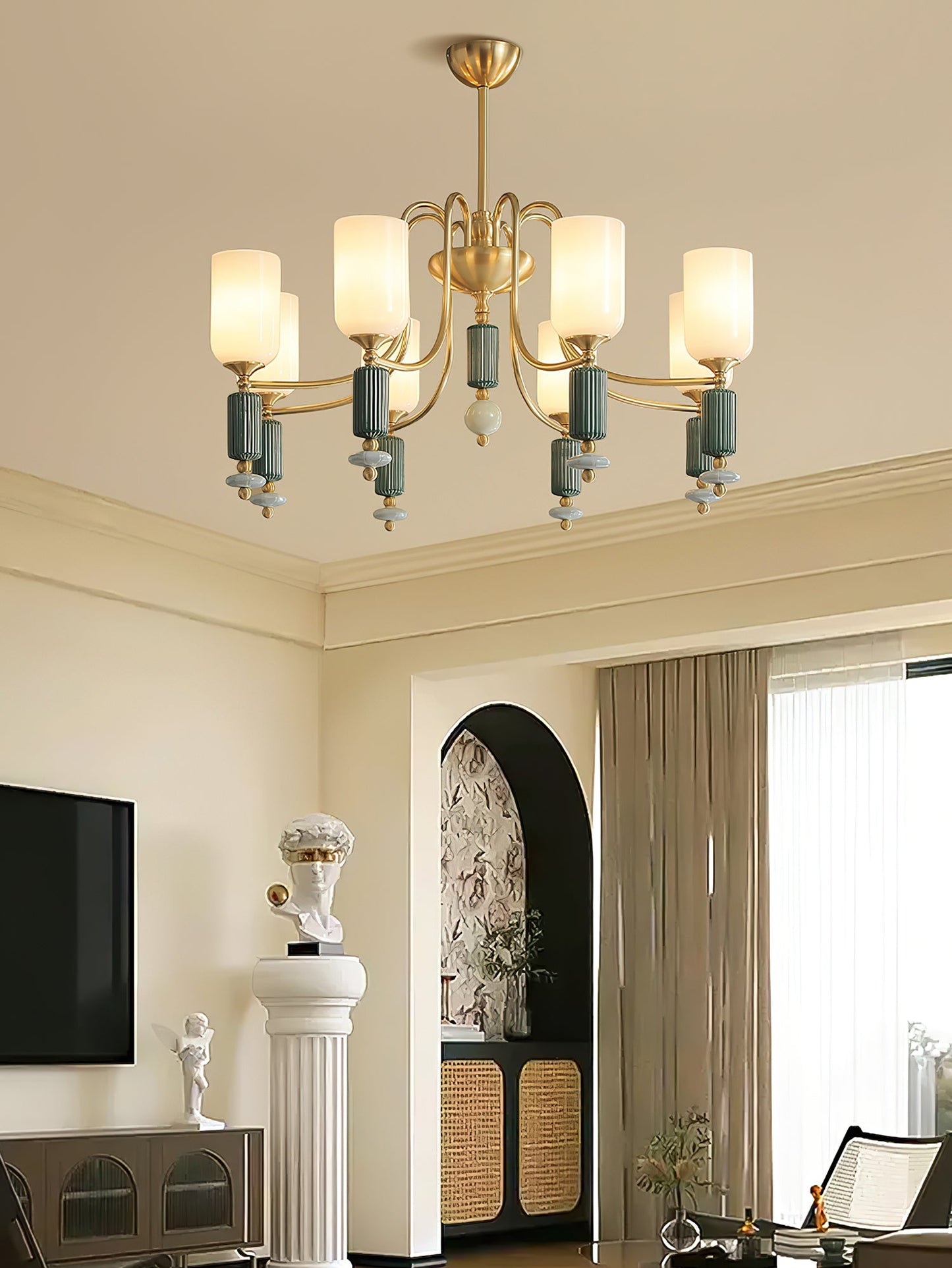 Luceren Ceramic Chandelier - YIOSI