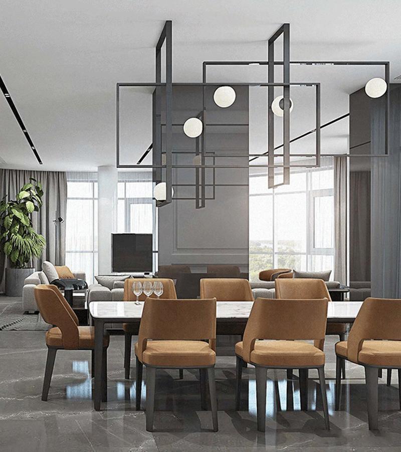 Mondrian Glass Ceiling Light - YIOSI