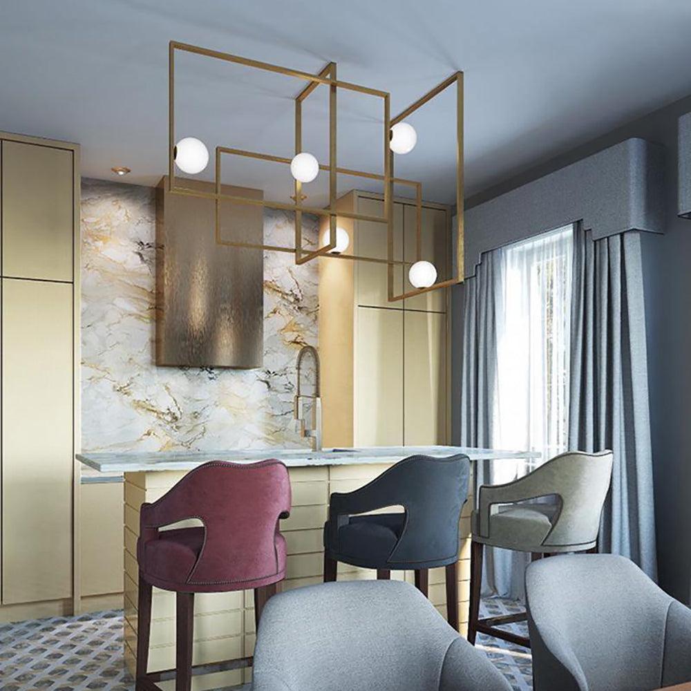 Mondrian Glass Ceiling Light - YIOSI