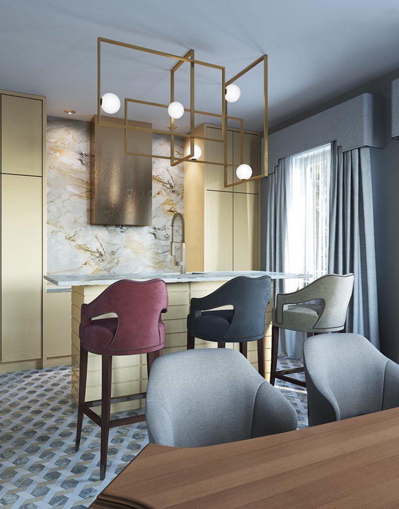 Mondrian Glass Ceiling Light - YIOSI