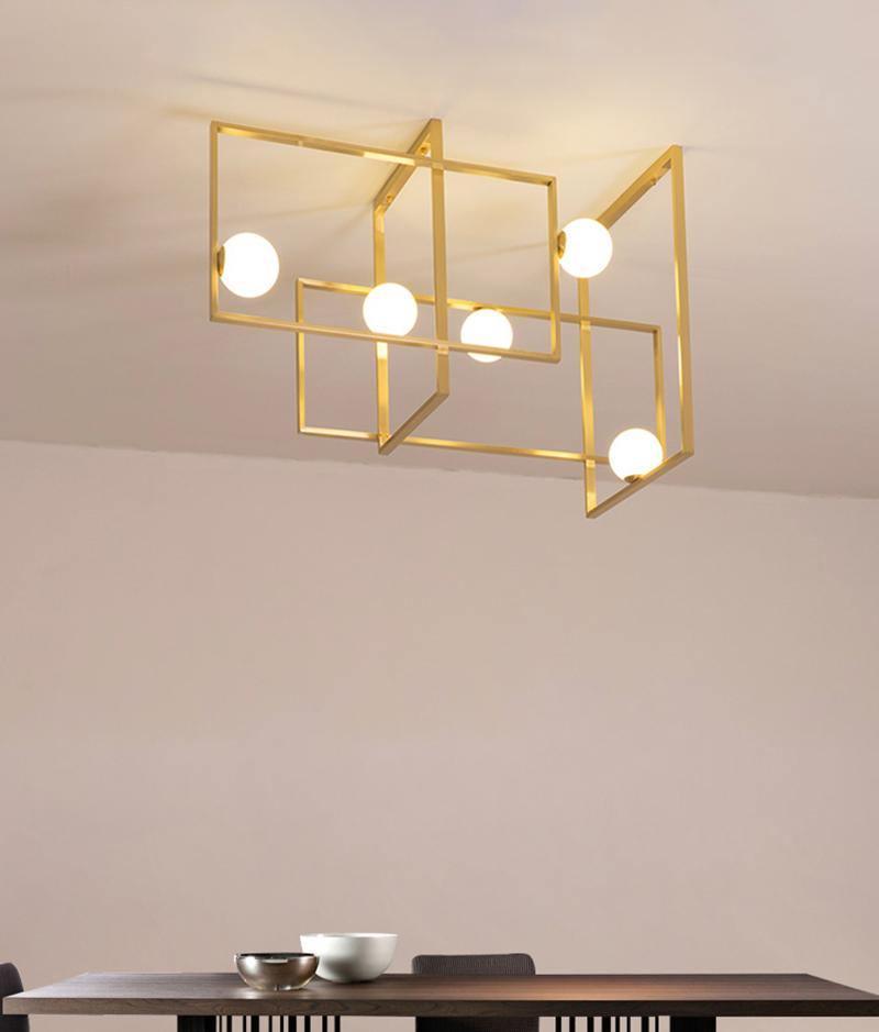 Mondrian Glass Ceiling Light - YIOSI