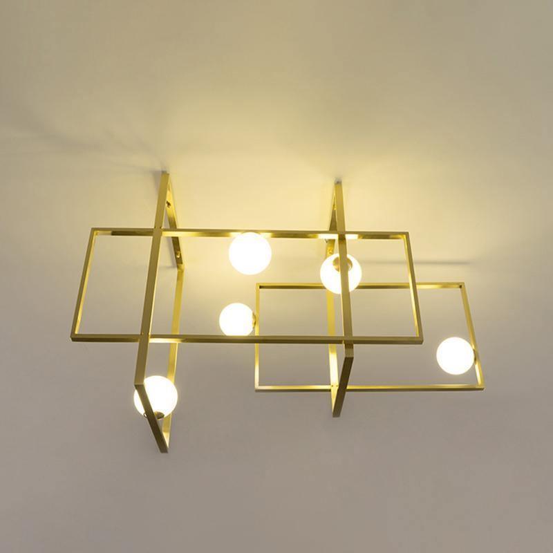 Mondrian Glass Ceiling Light - YIOSI
