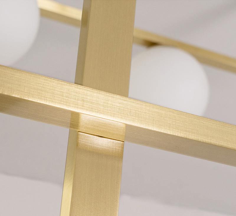 Mondrian Glass Ceiling Light - YIOSI