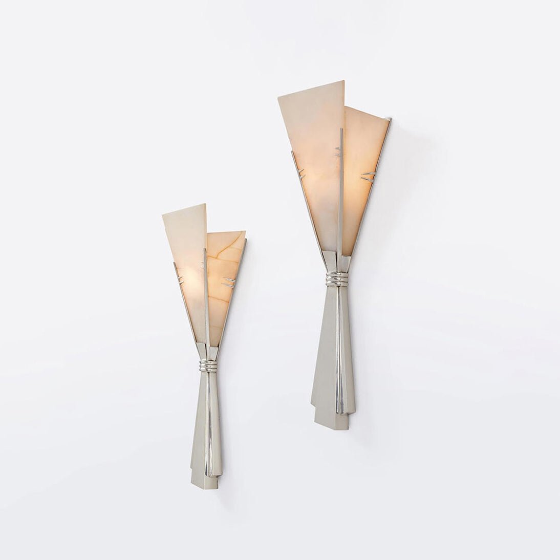 Florent Alabaster Fan Wall Sconce - YIOSI