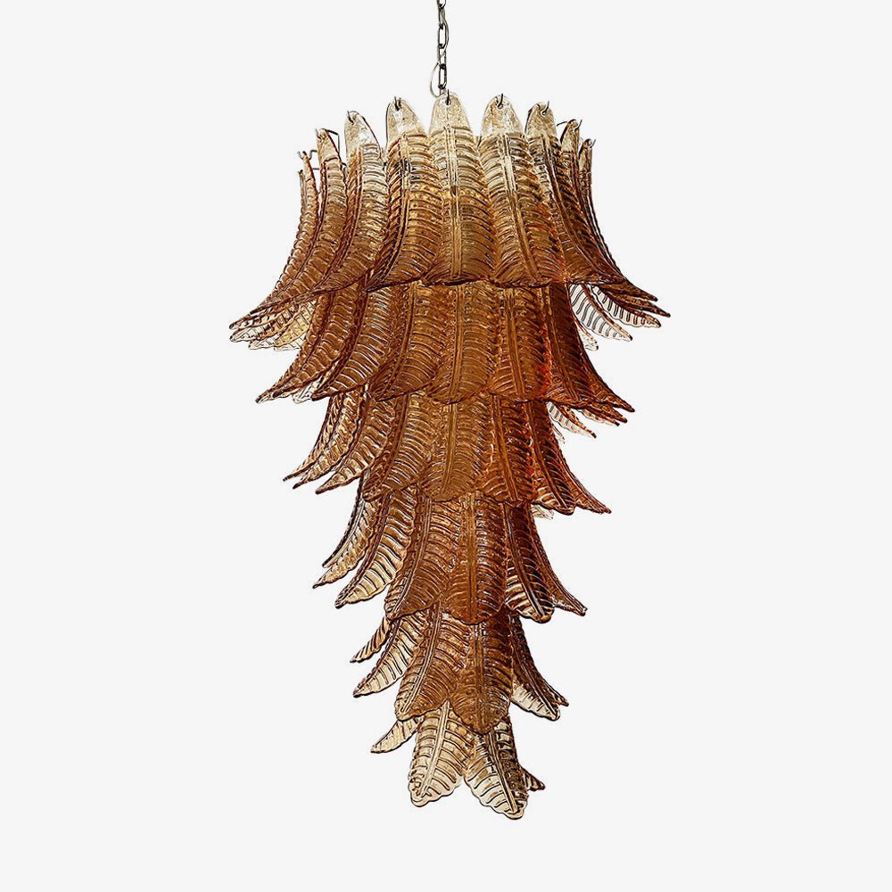 Rosalind Murano Amber Chandelier - YIOSI