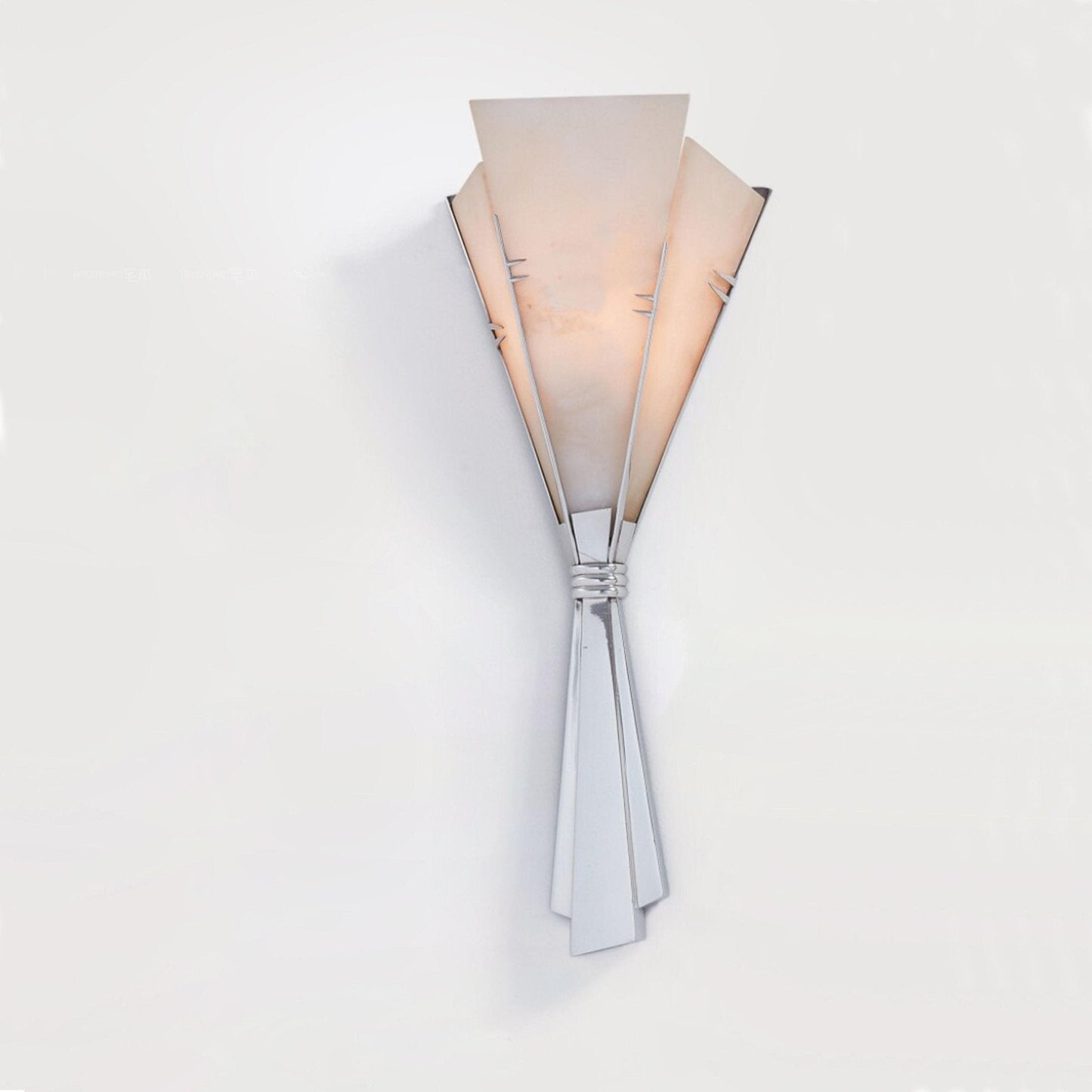 Florent Alabaster Fan Wall Sconce - YIOSI