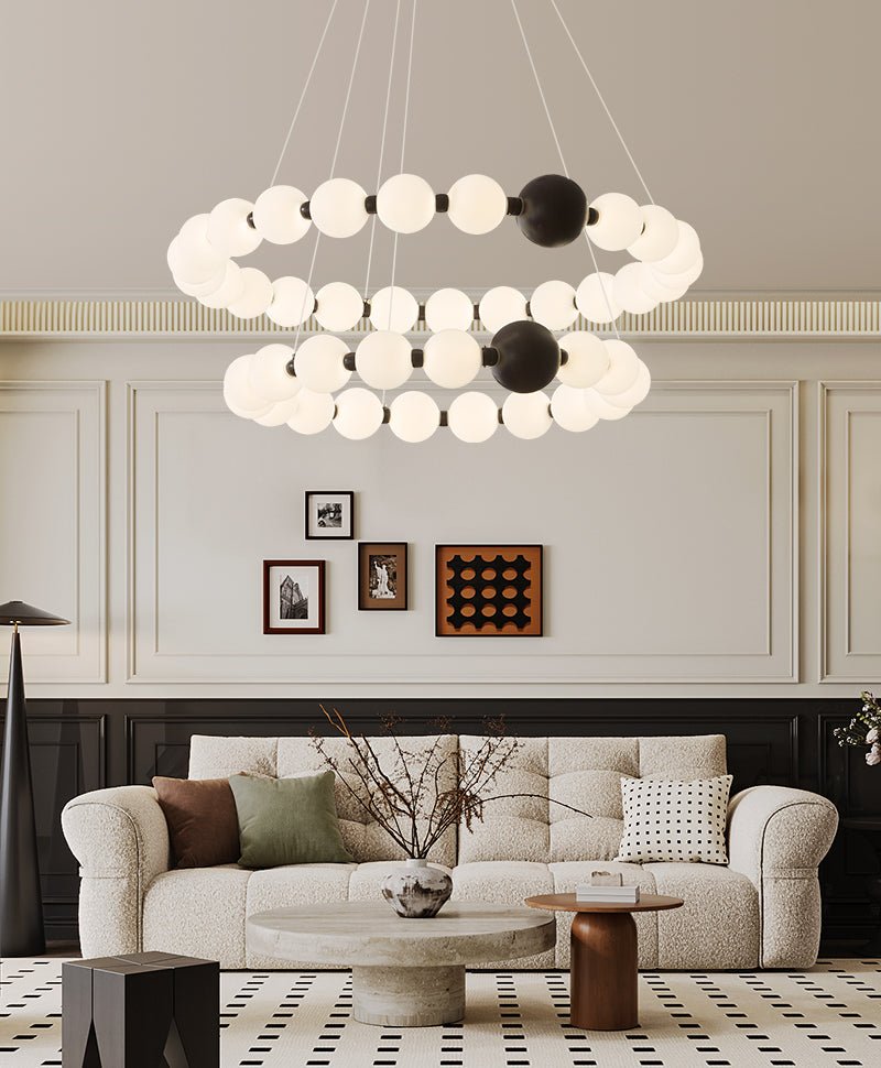 Celestial Bead Ring Chandelier - YIOSI