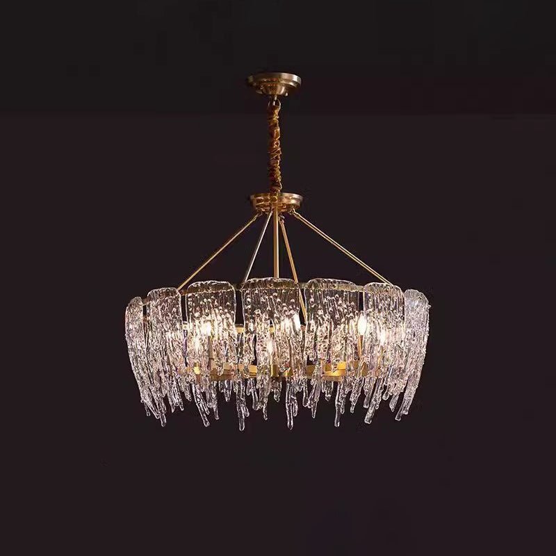 Rectangular Icicle Glass Chandelier - YIOSI