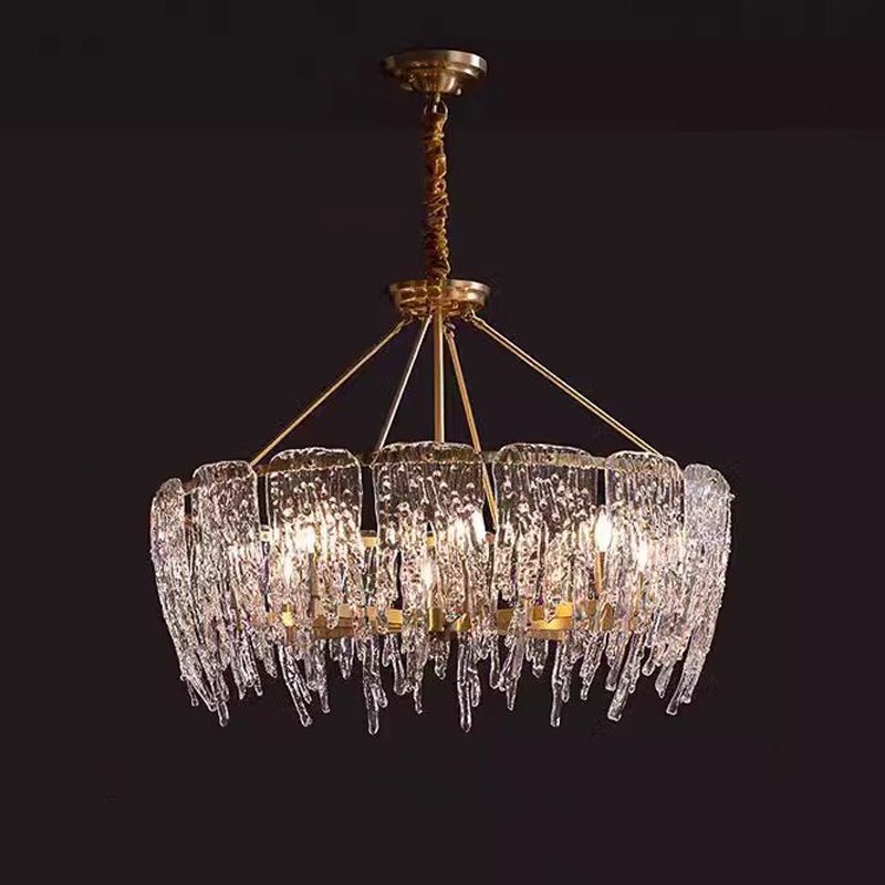 Rectangular Icicle Glass Chandelier - YIOSI
