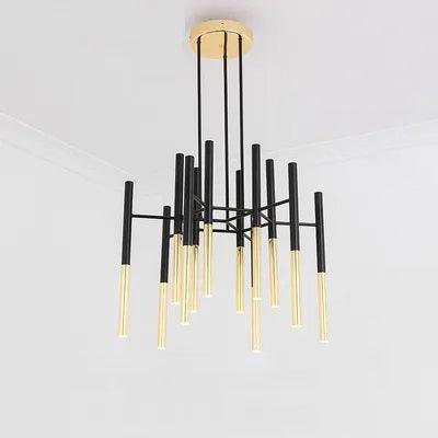 Metal Tubular Chandelier - YIOSI