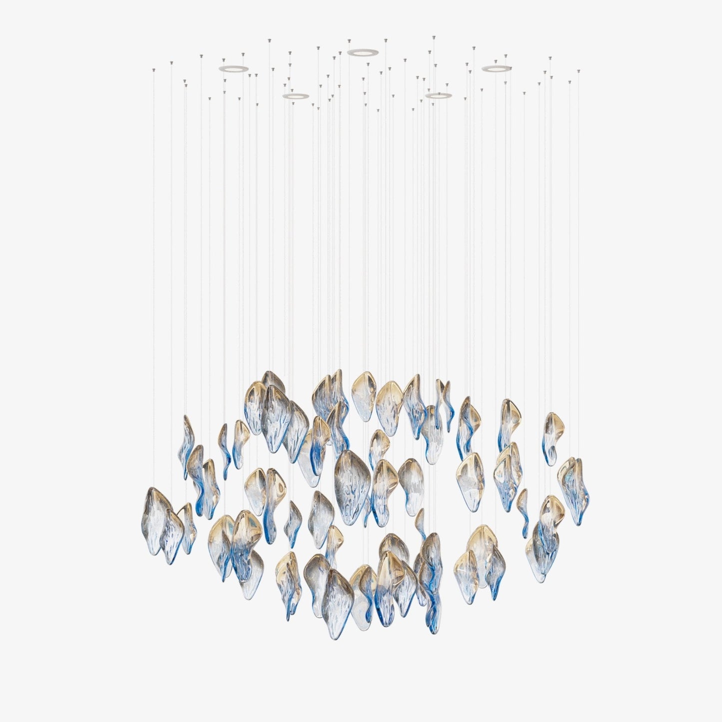 Ocean Drift Blown Glass Customize Chandelier - YIOSI