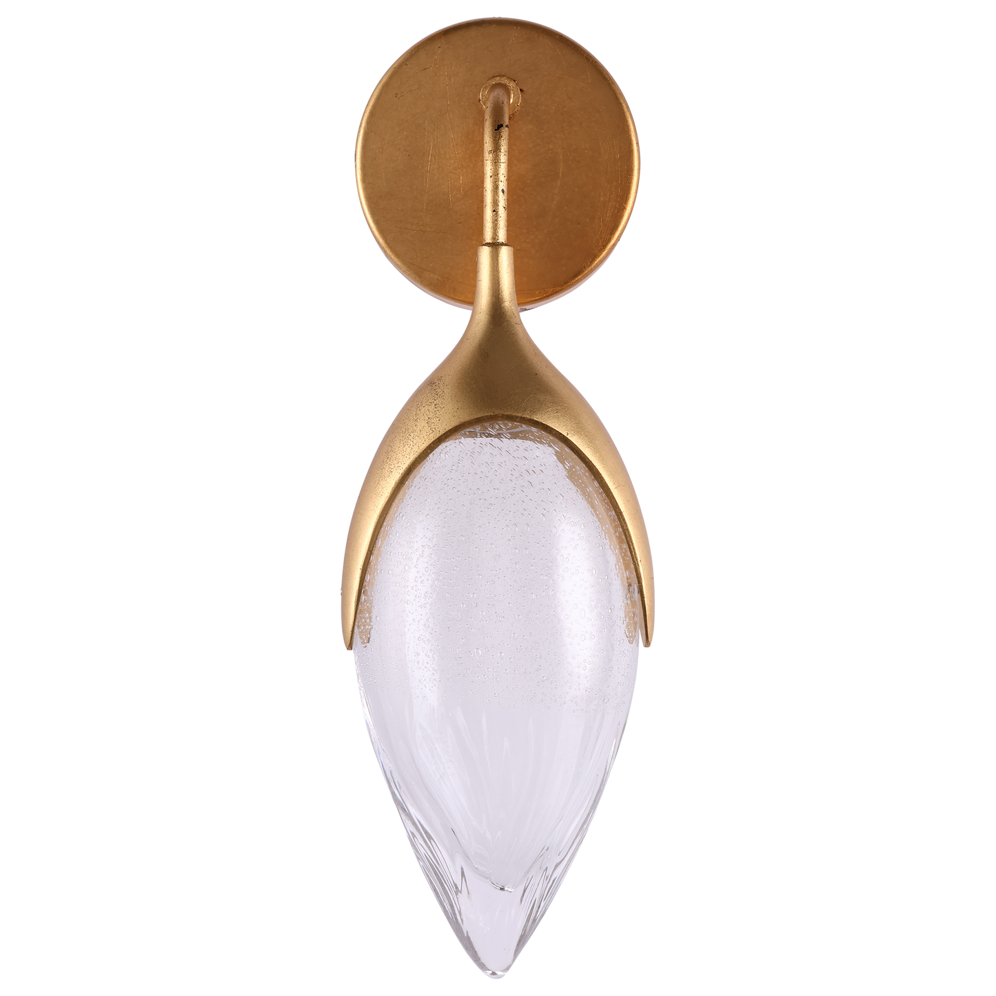 Modern Oval Shaped Glass Chandelier