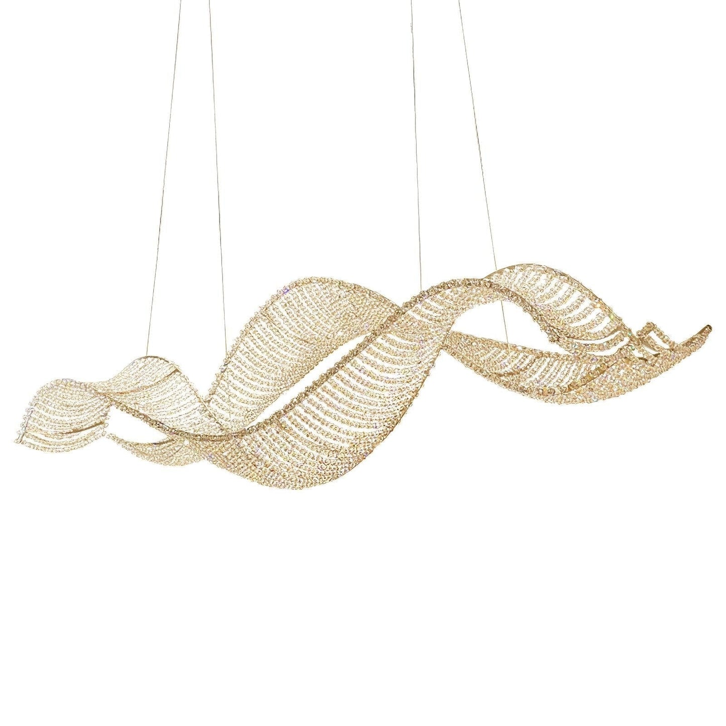 Alon Crystal Chandelier Luxury LED Pendant Light