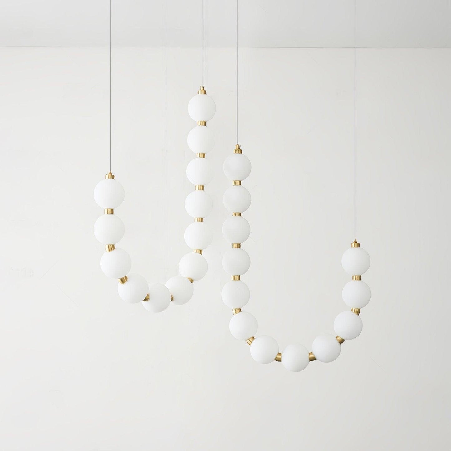 Glass Pearl Necklace Chandelier - YIOSI