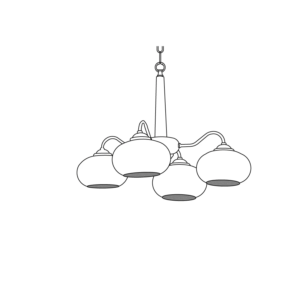 Persimmon Chandelier - YIOSI