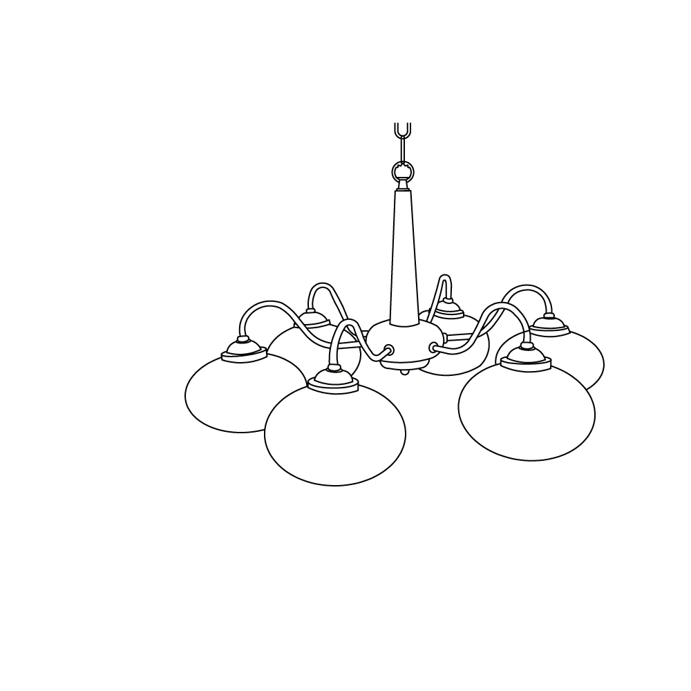 Persimmon Chandelier - YIOSI