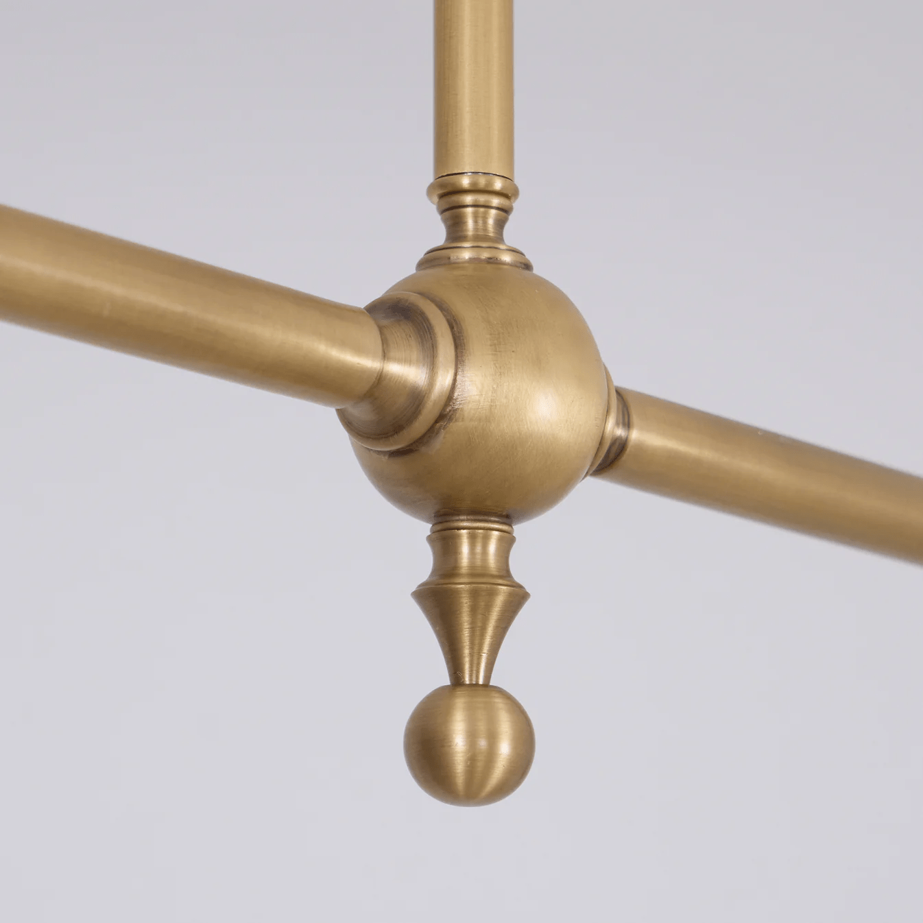 Bridgemont Brass & Aluminum Dual-Light Pendant for Modern Islands