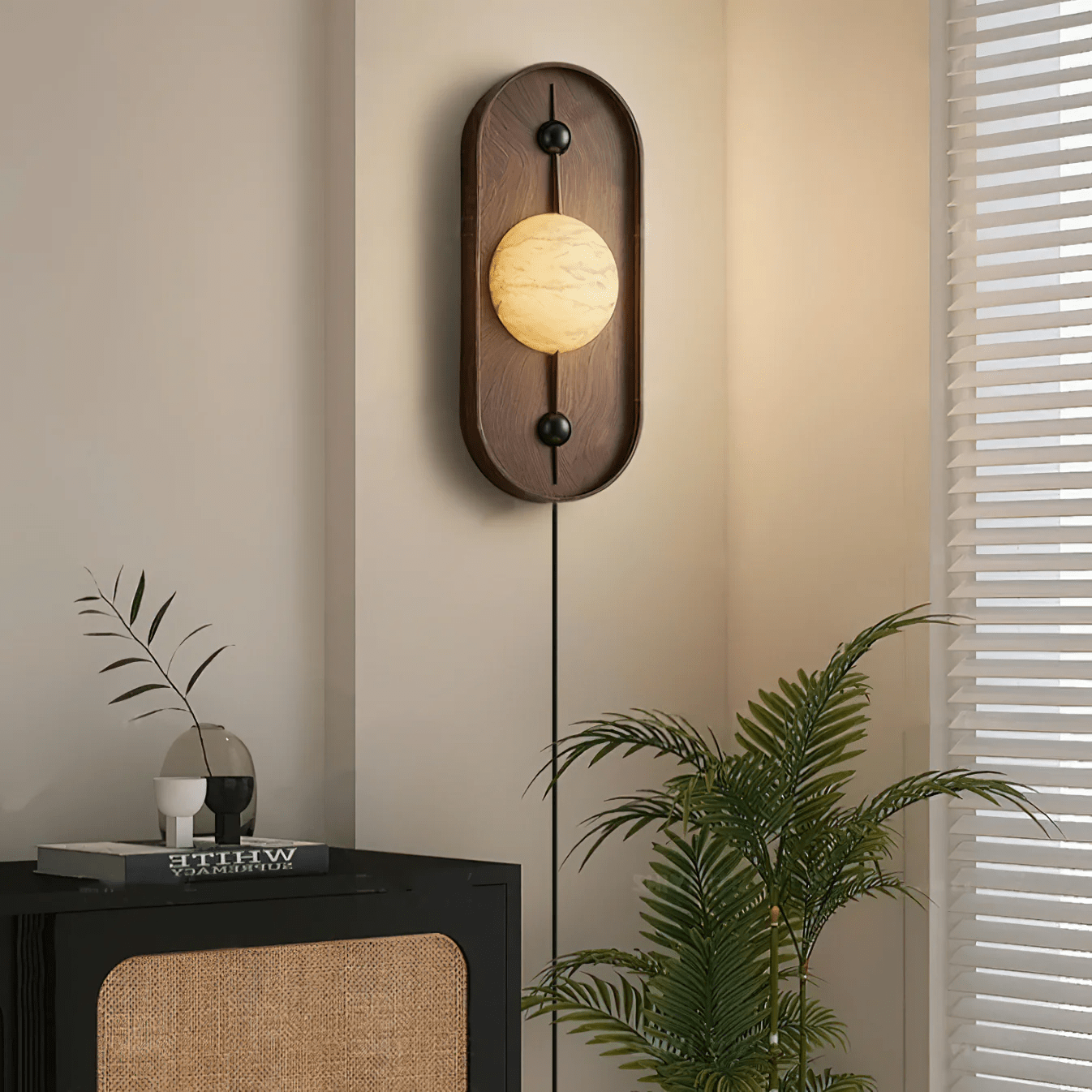 Bezel Plug - in Wall Lamp - YIOSI