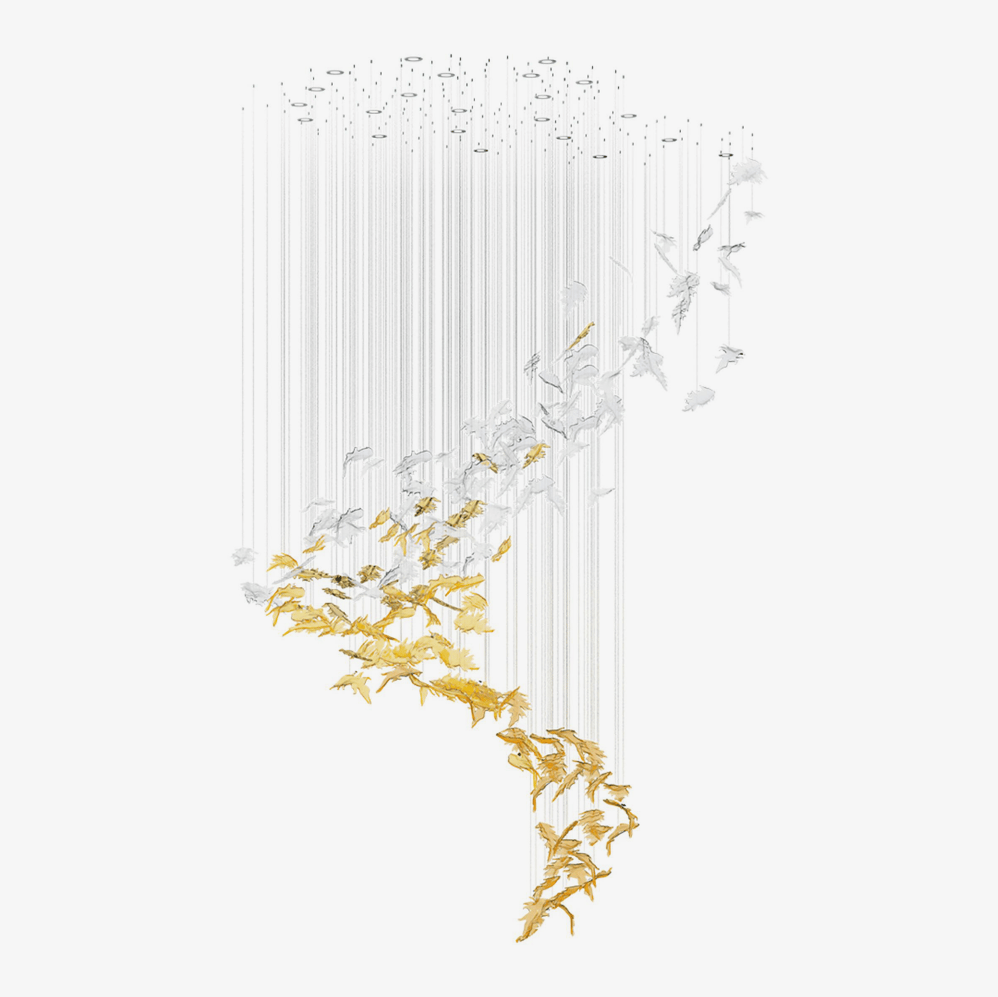 Flying Leaves Chandelier - YIOSI
