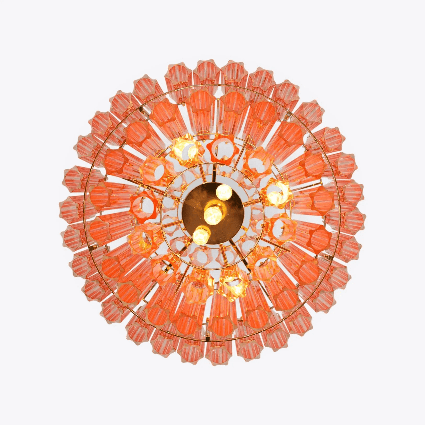 Pink Palermo Murano Chandelier - YIOSI