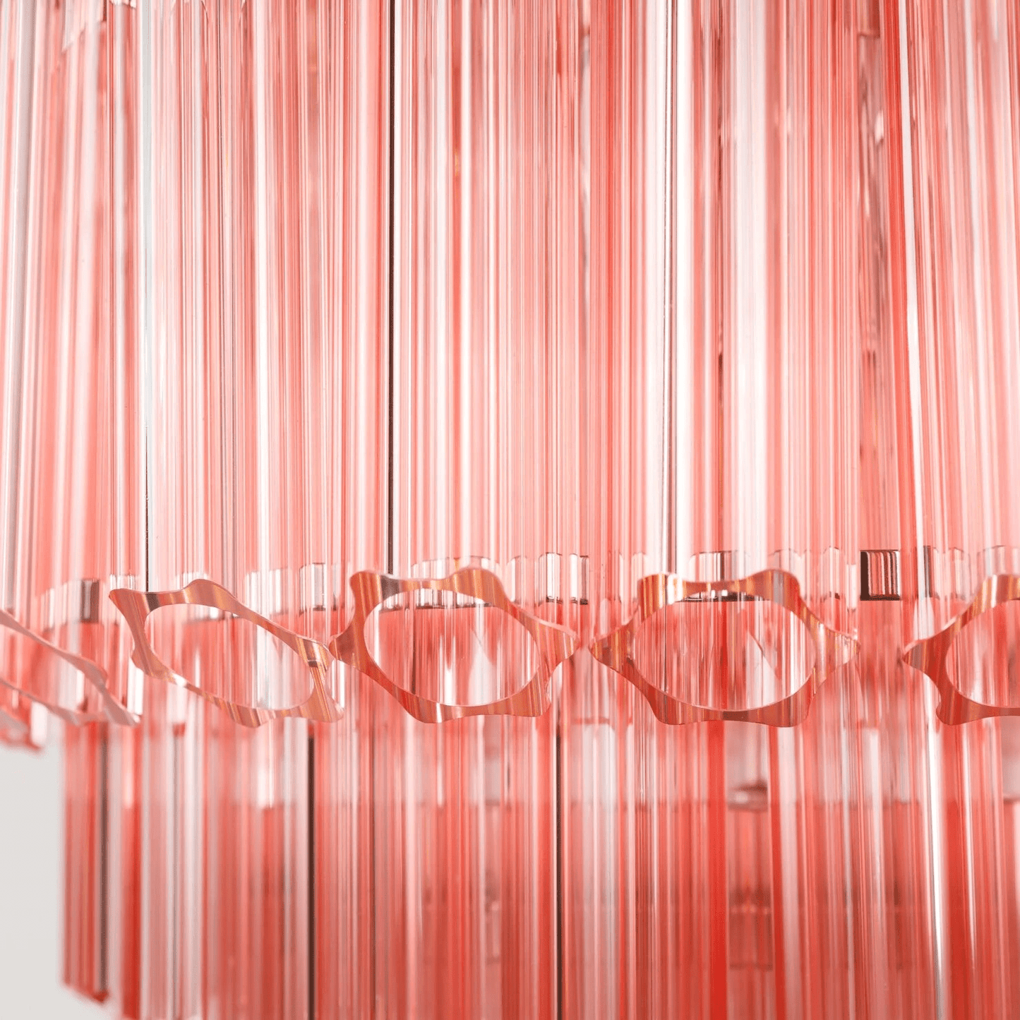 Pink Palermo Murano Chandelier - YIOSI