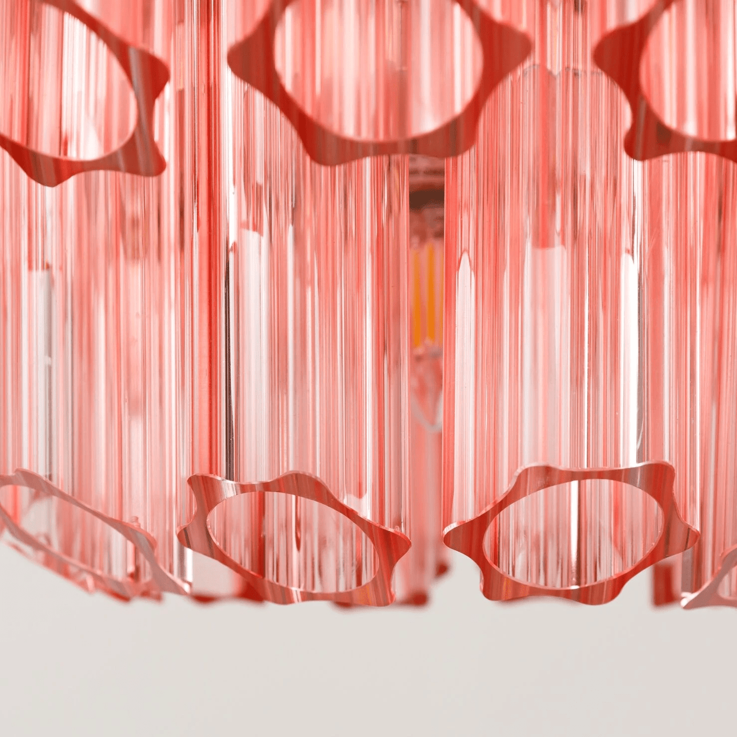 Pink Palermo Murano Chandelier - YIOSI