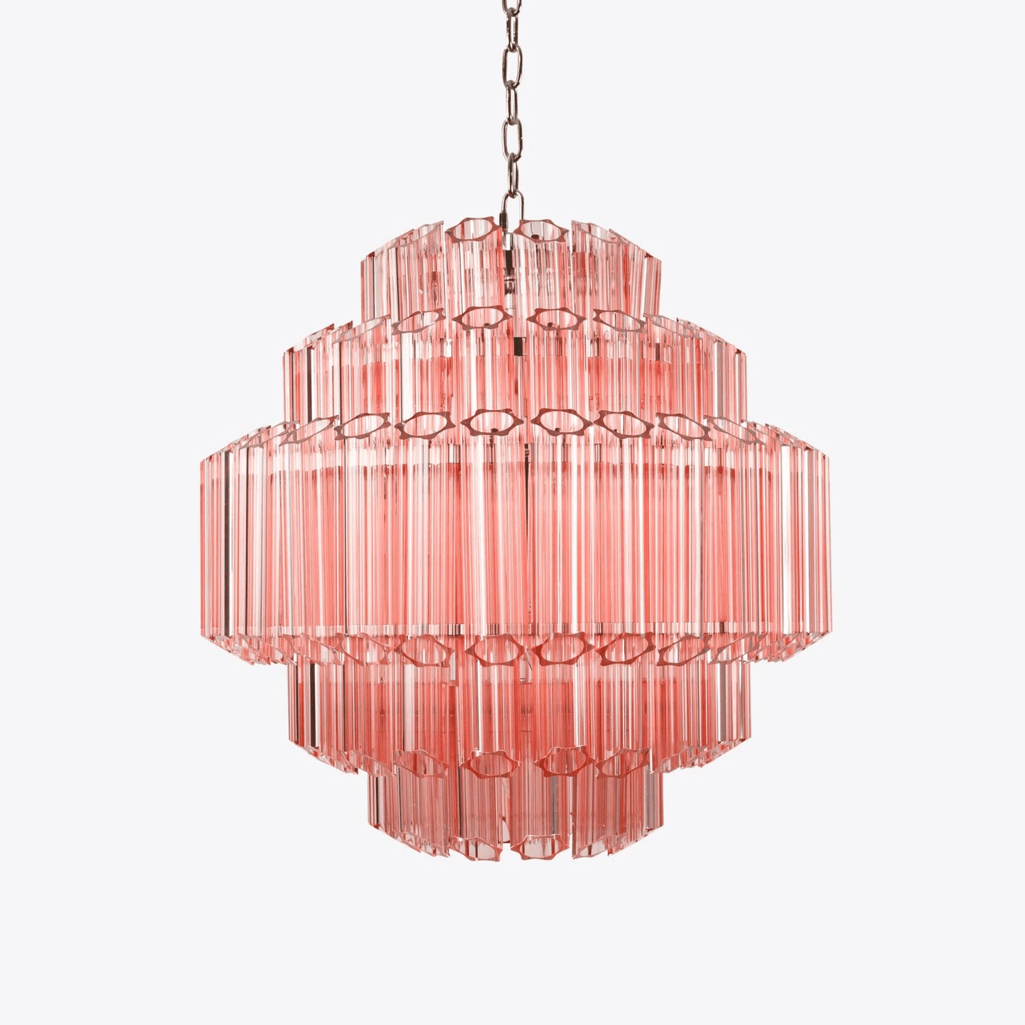 Pink Palermo Murano Chandelier - YIOSI
