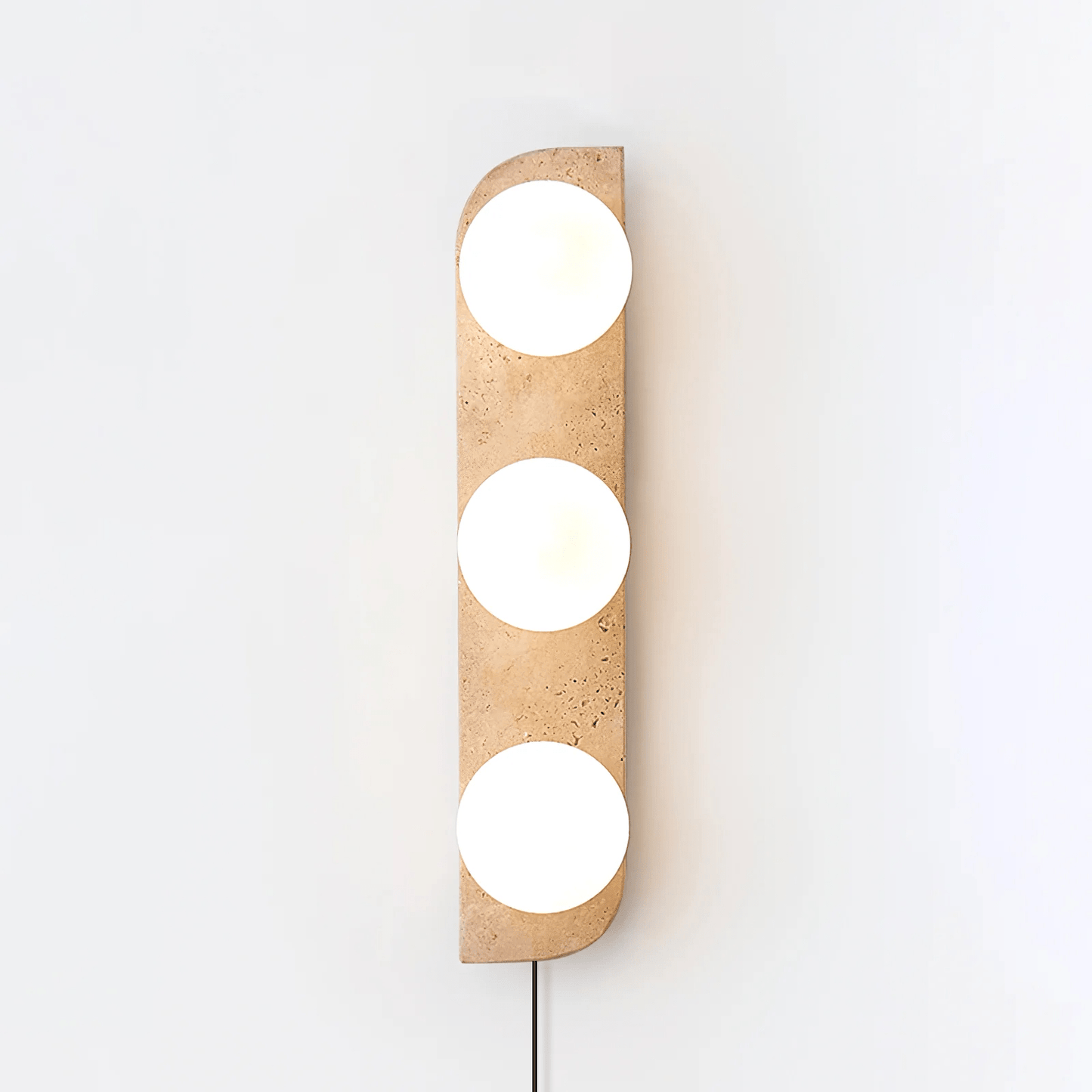 Elysian Travertine Plug - in Wall Light - YIOSI
