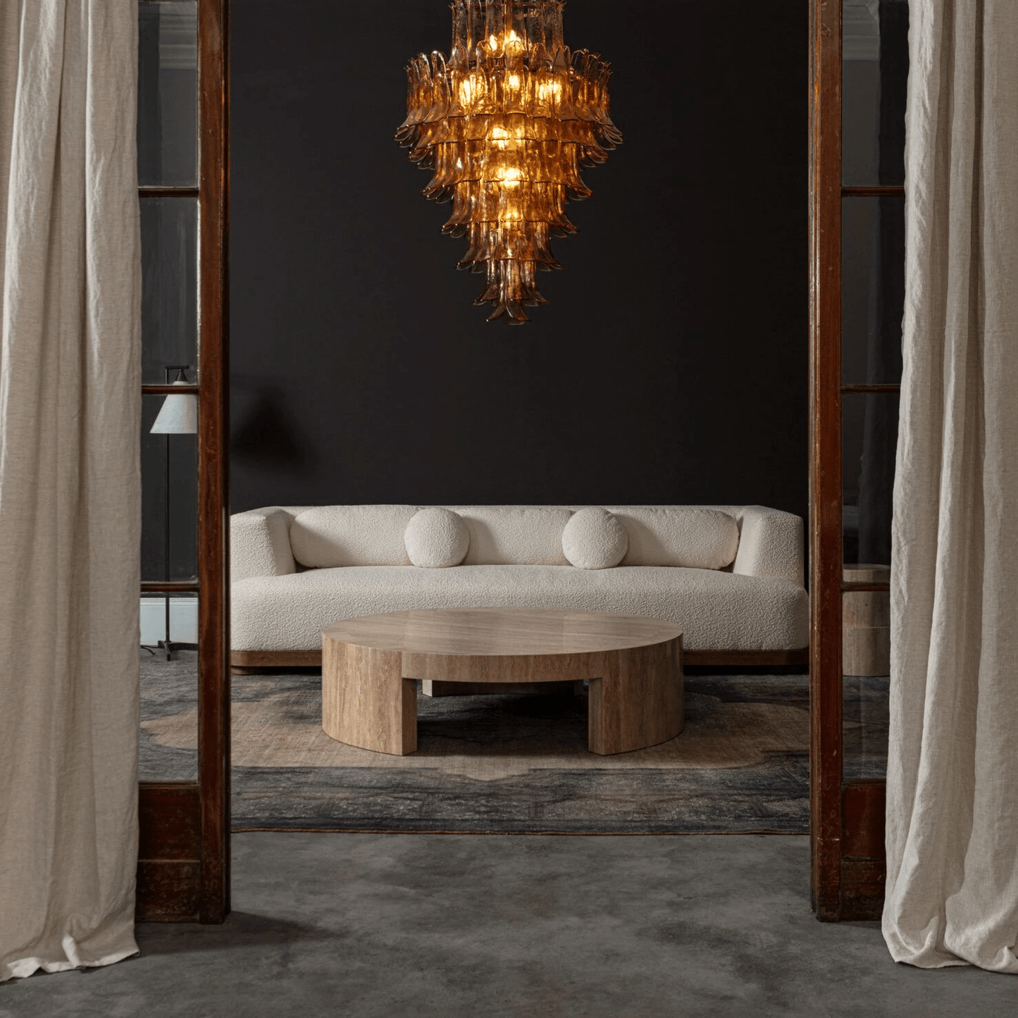 Amber Petalo Chandelier - YIOSI