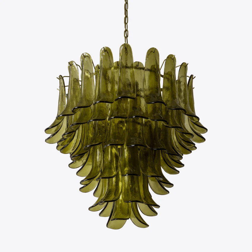 Green Petalo Chandelier - YIOSI