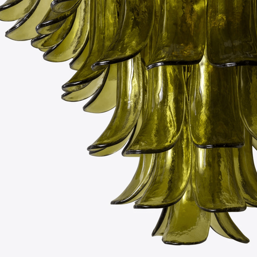 Green Petalo Chandelier - YIOSI