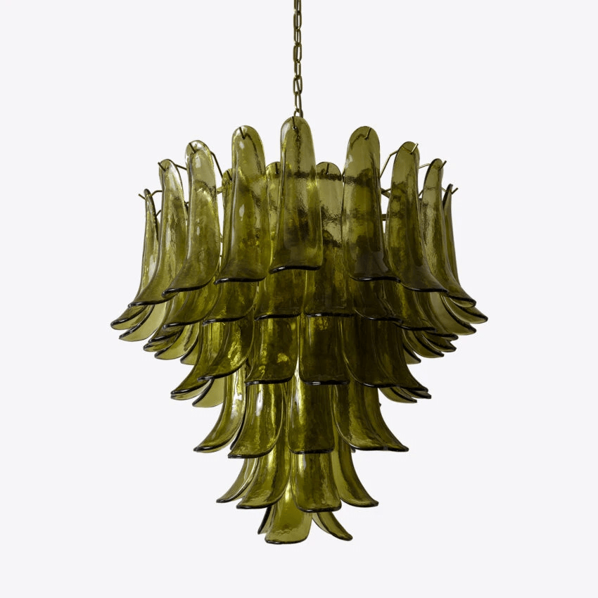 Green Petalo Chandelier - YIOSI
