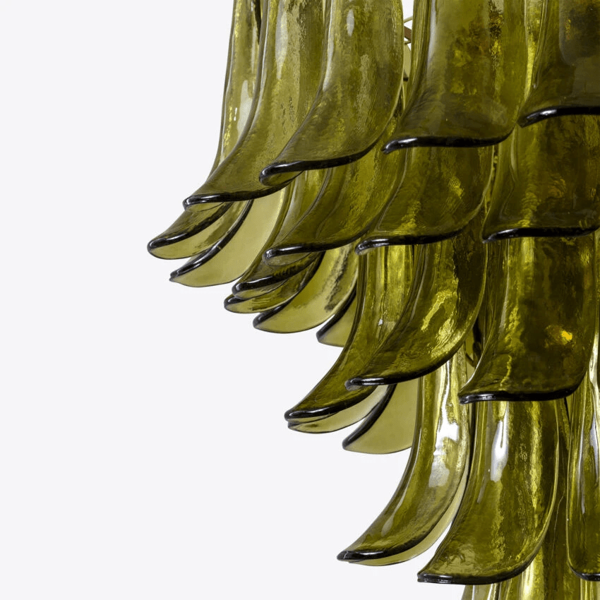 Green Petalo Chandelier - YIOSI