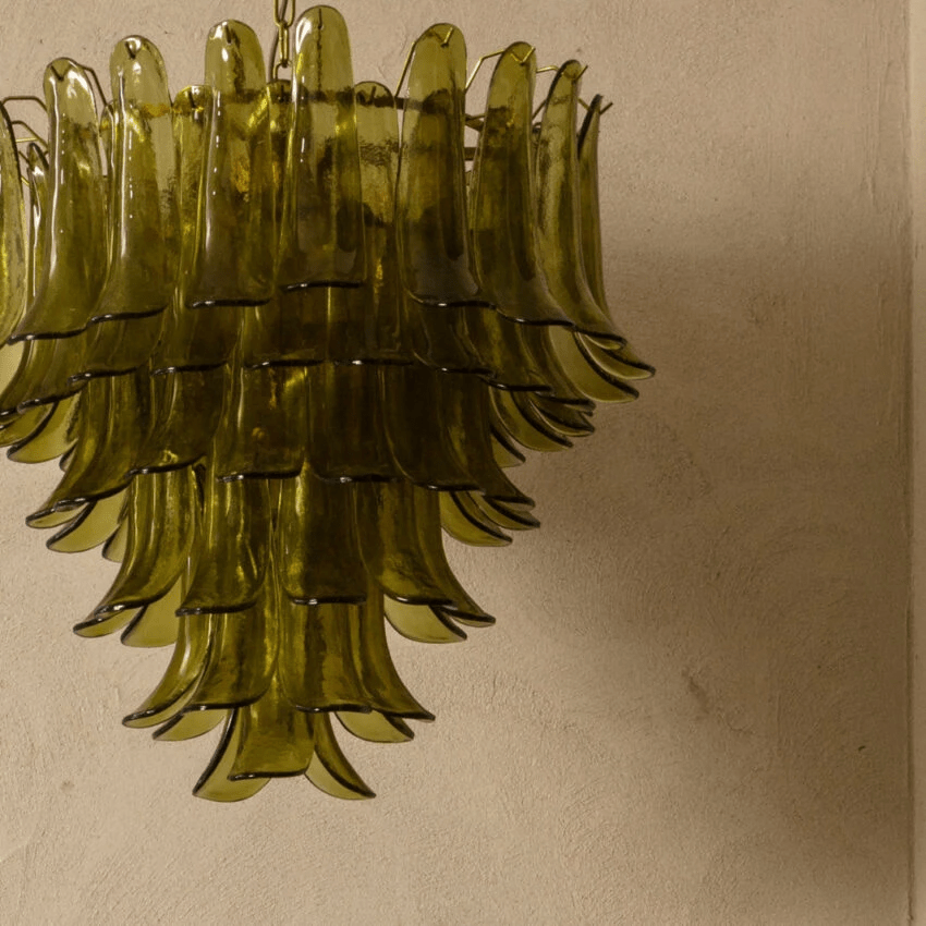 Green Petalo Chandelier - YIOSI