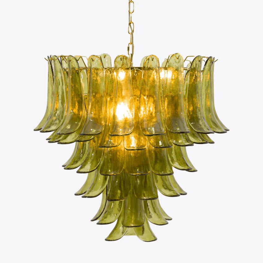 Green Petalo Chandelier - YIOSI