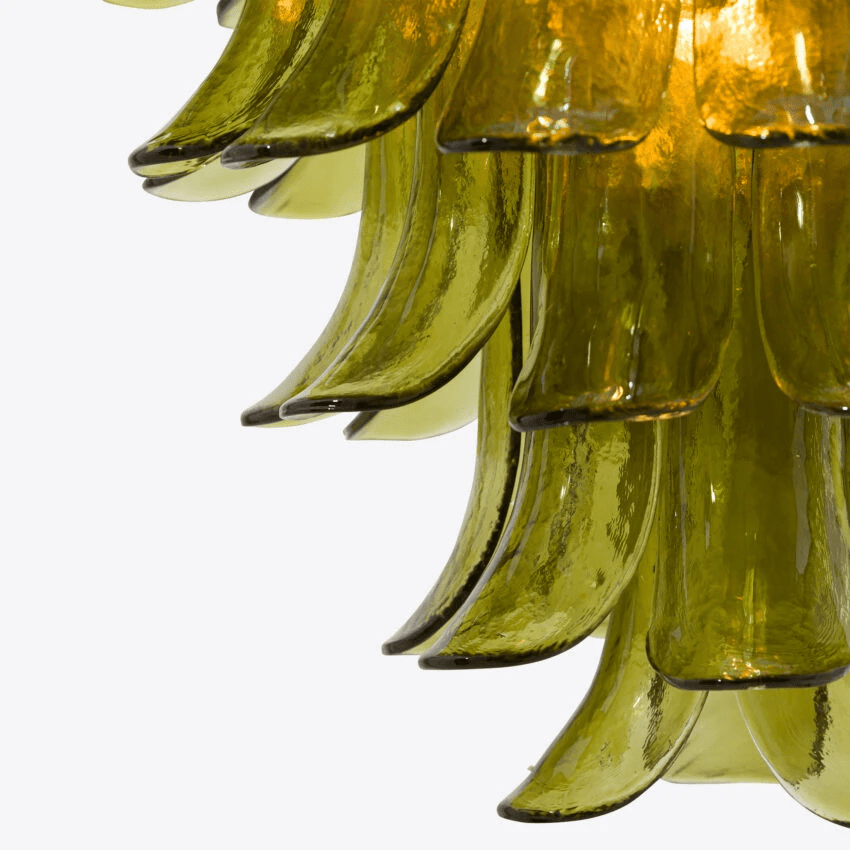 Green Petalo Chandelier - YIOSI