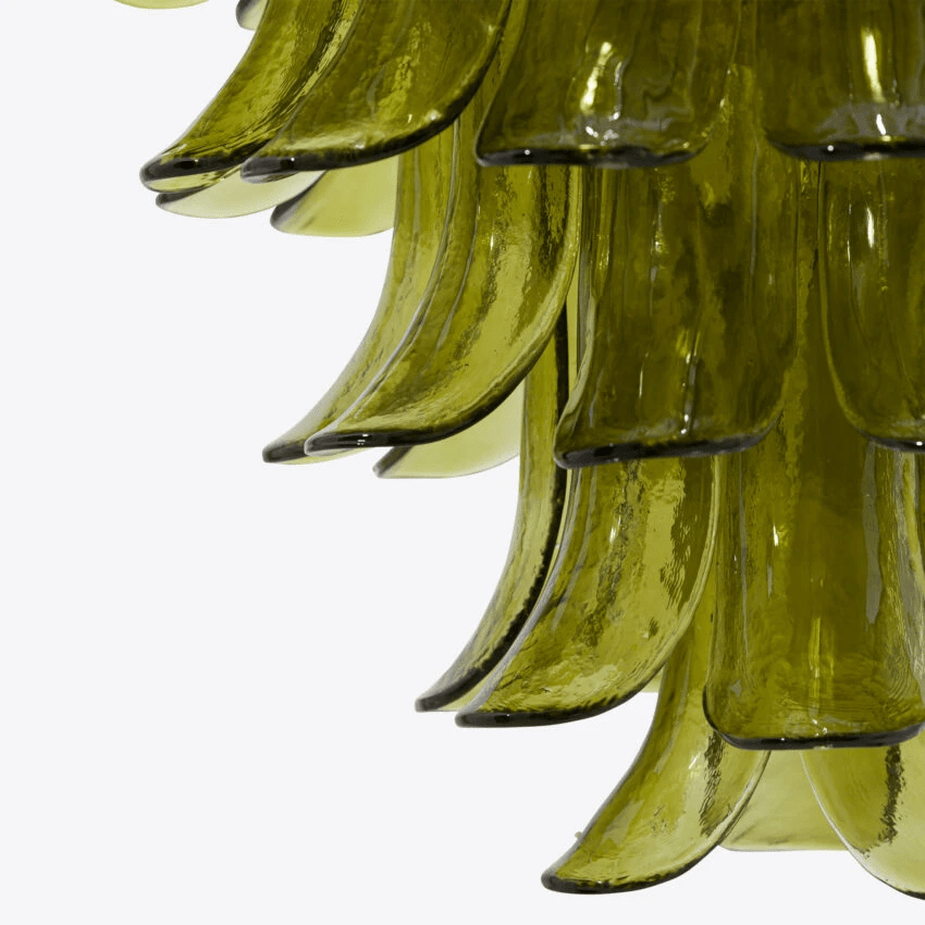 Green Petalo Chandelier - YIOSI