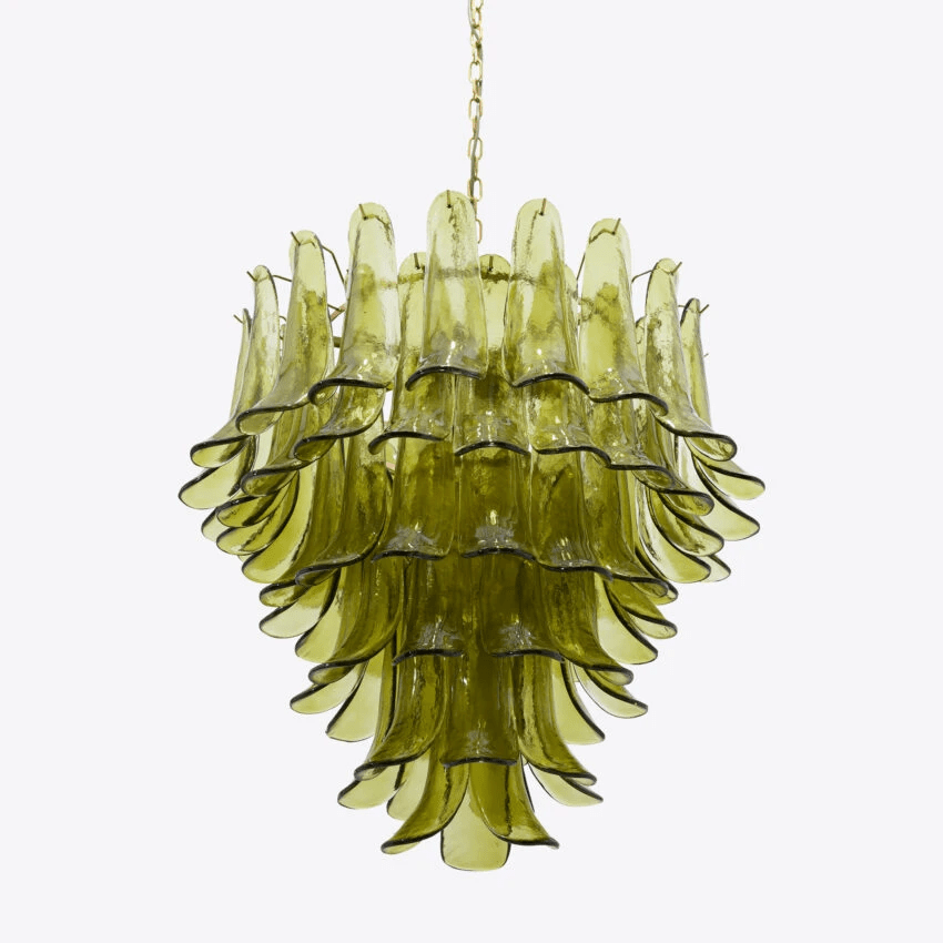 Green Petalo Chandelier - YIOSI