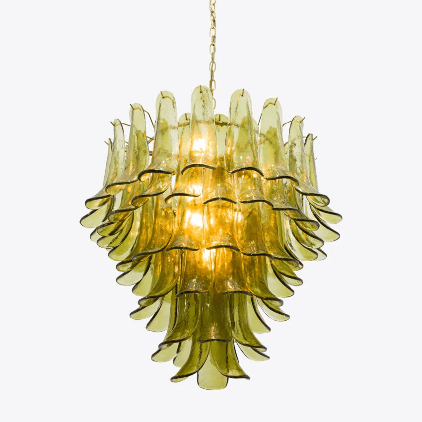 Green Petalo Chandelier - YIOSI