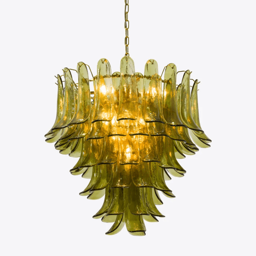 Green Petalo Chandelier - YIOSI