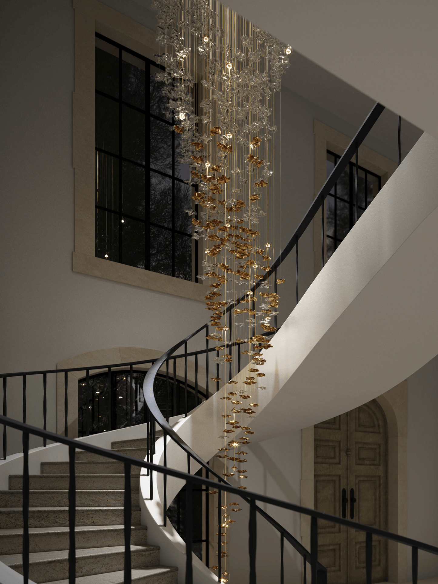 Tidal Stair Chandelier - YIOSI