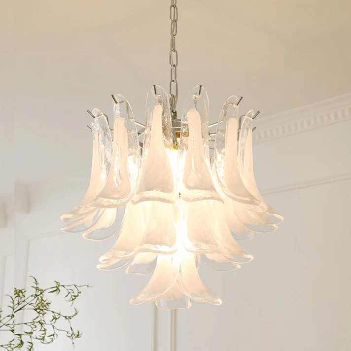 Murano Glass Petals Chandelier - YIOSI