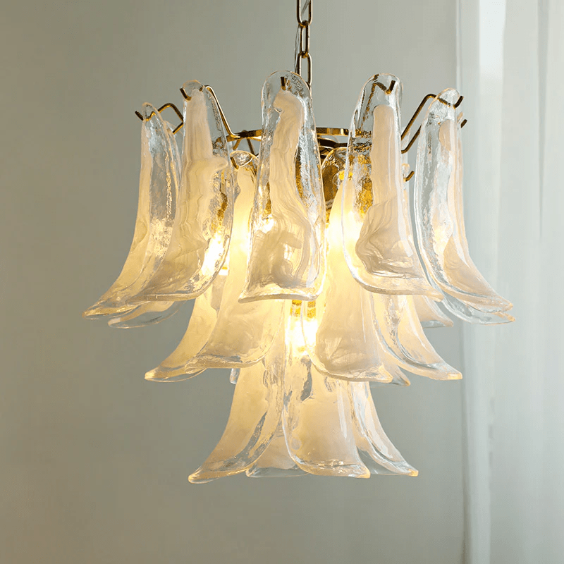 Murano Glass Petals Chandelier - YIOSI