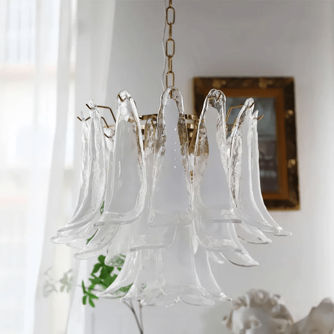 Murano Glass Petals Chandelier - YIOSI