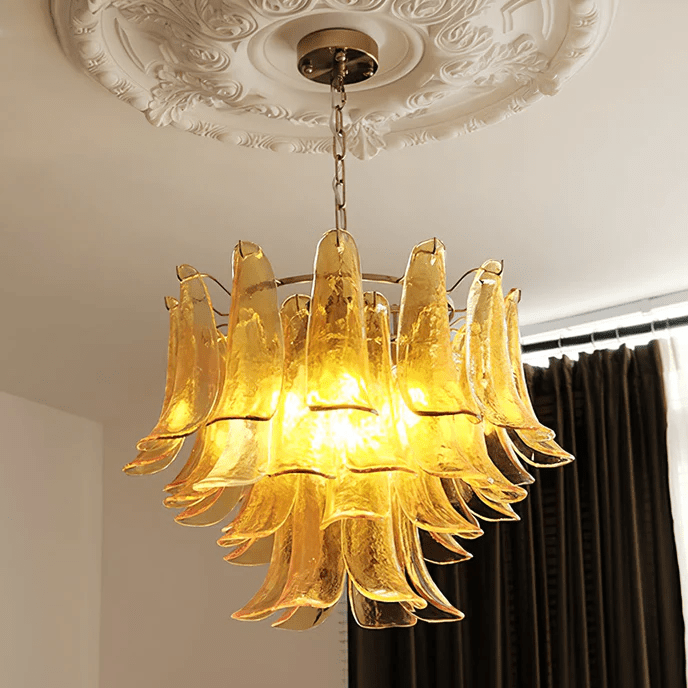 Murano Glass Petals Chandelier - YIOSI