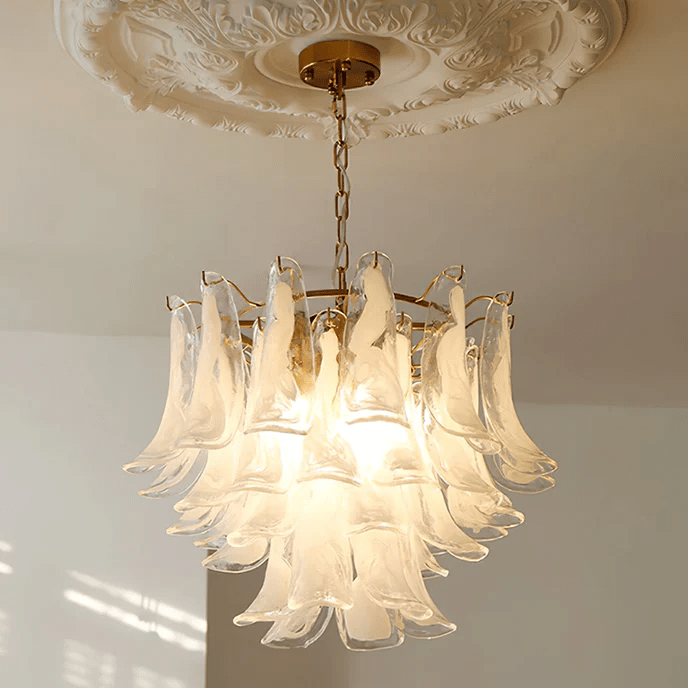 Murano Glass Petals Chandelier - YIOSI