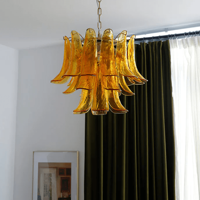 Murano Glass Petals Chandelier - YIOSI