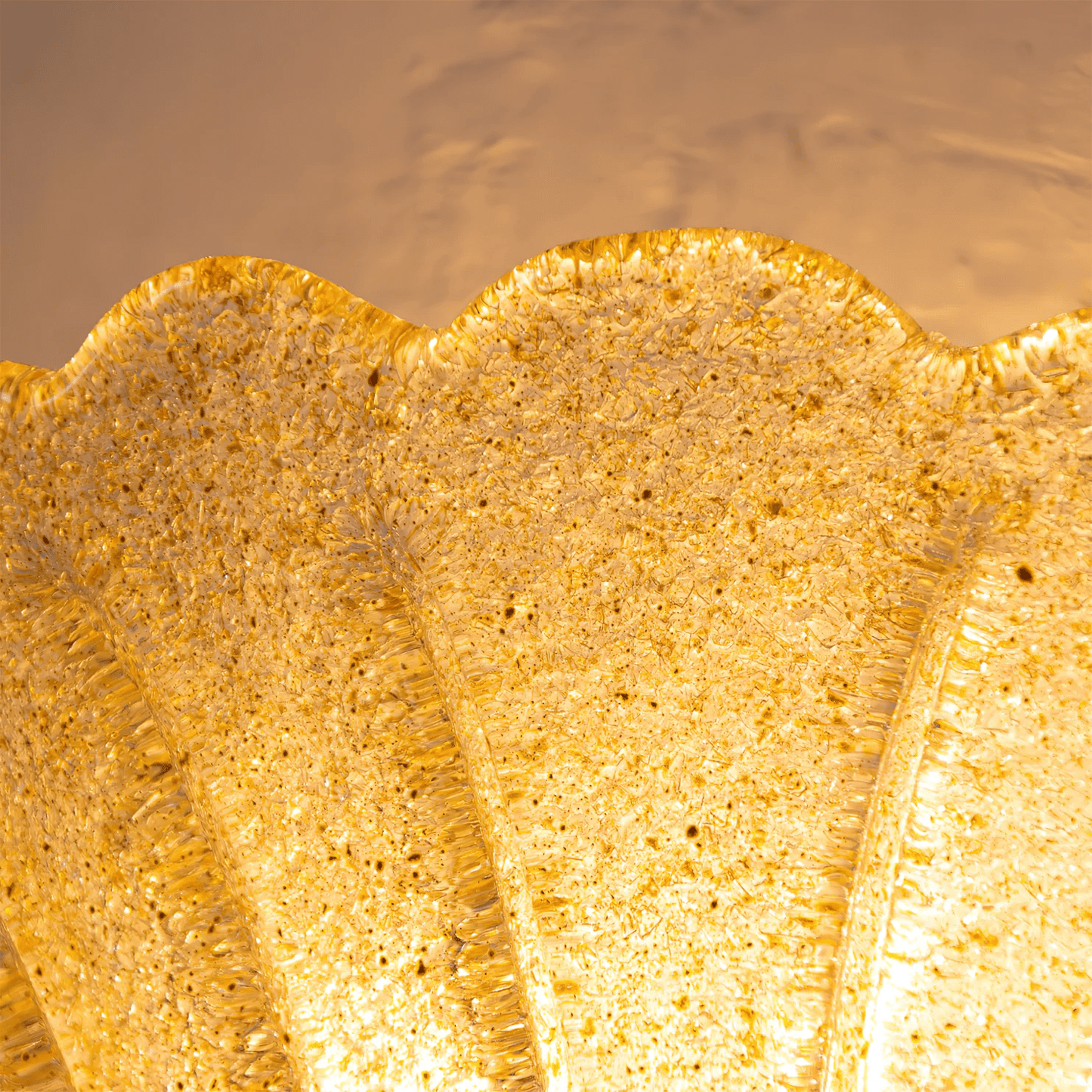 Scallop Edge Glass Wall Lamp - YIOSI